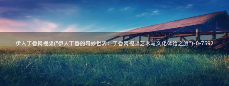 伊人中文官网视频教程