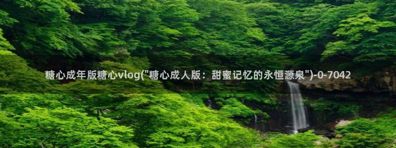 糖心vlog是干嘛的